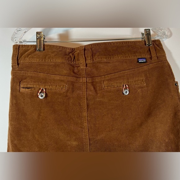 PATAGONIA Women's Corduroy Organic Cotton Style 58466 Size 8 Brown 32 x 16 Skirt - Picture 5 of 9